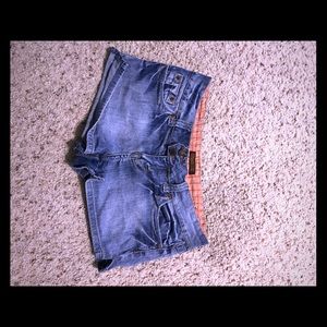 Denim shirts with embroidered pockets